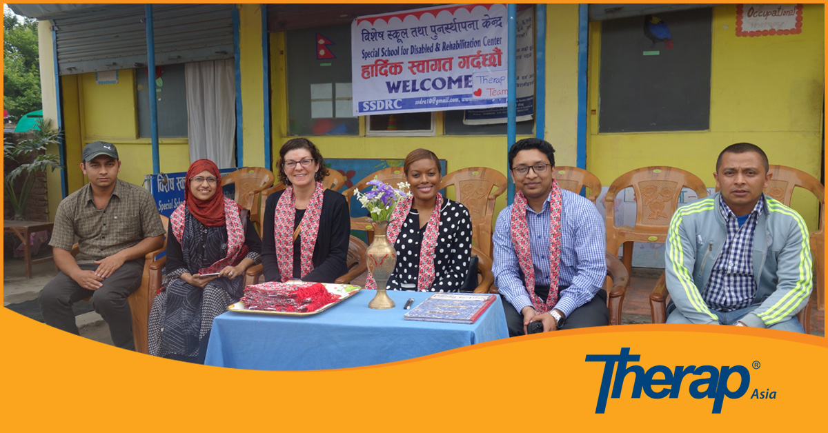 Therap Team with SSDRC, Nepal Officials