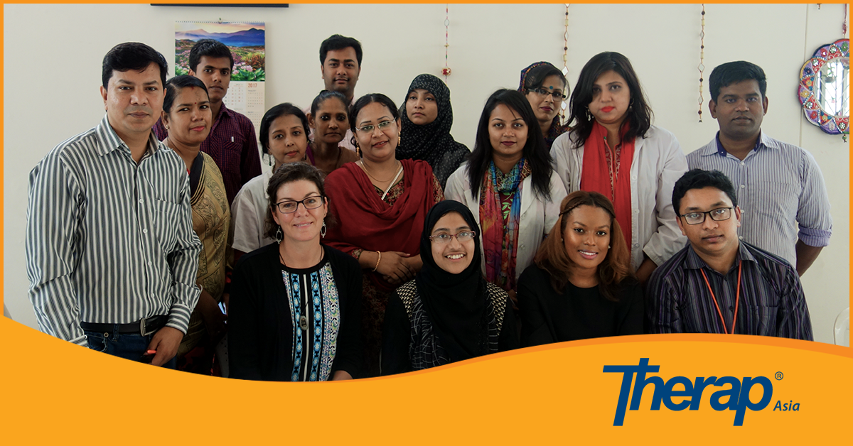 Therap Trainers with Some Support Staff of SWID Laboratory Model School