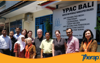 Therap team and YPAC Bali teachers taking a group picture
