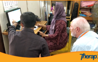 Therap Global team is having a look on how the documentation process is maintained through Therap in Angels Care Foundation, Dhaka