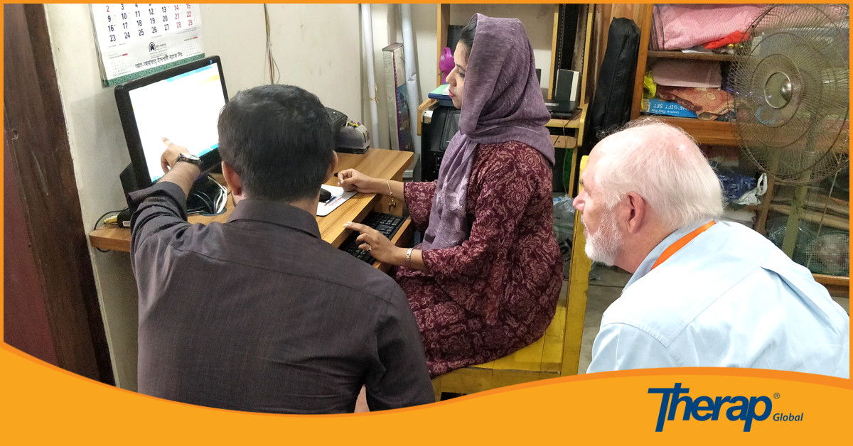 Therap Global team is having a look on how the documentation process is maintained through Therap in Angels Care Foundation, Dhaka