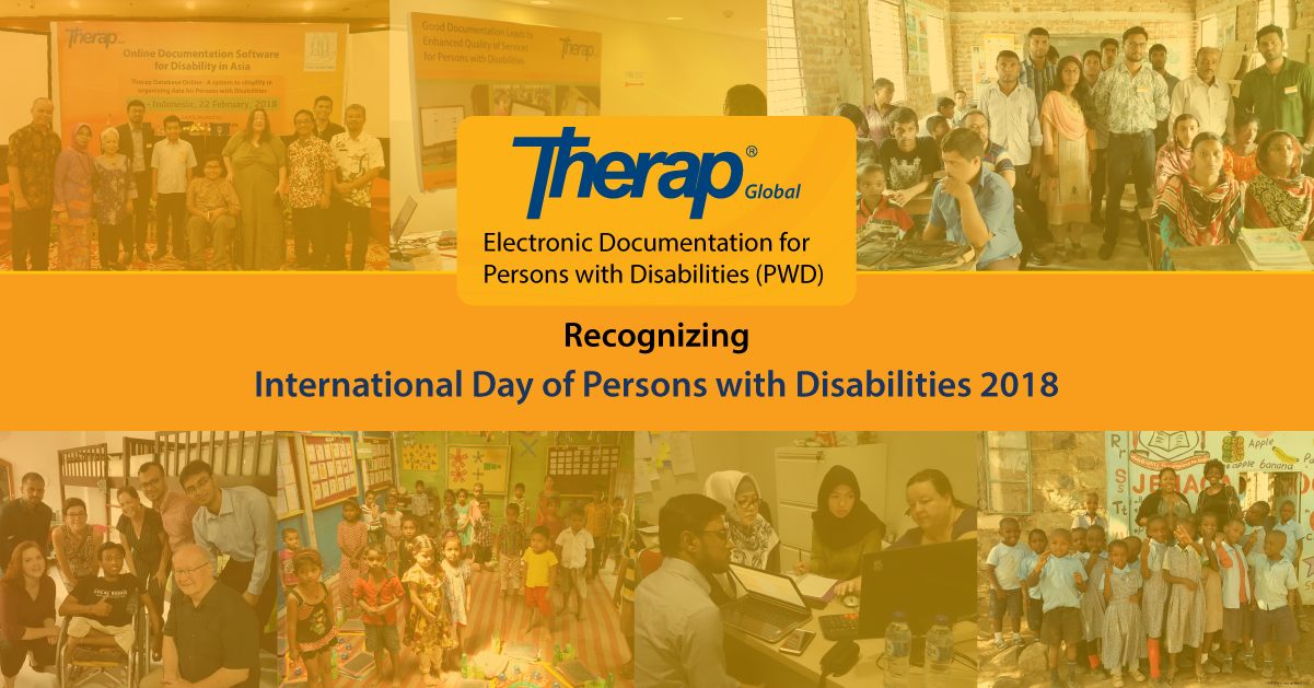 Therap Global - Leader in Electronic Documentation Software recognizes International Day of Persons with Disability