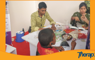 Therap Team at Neuro-Developmental Disability Students’ Work Exhibition