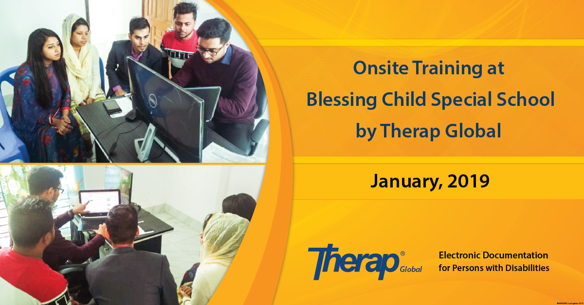 Onsite Training at Blessing Child Special School by Therap Global