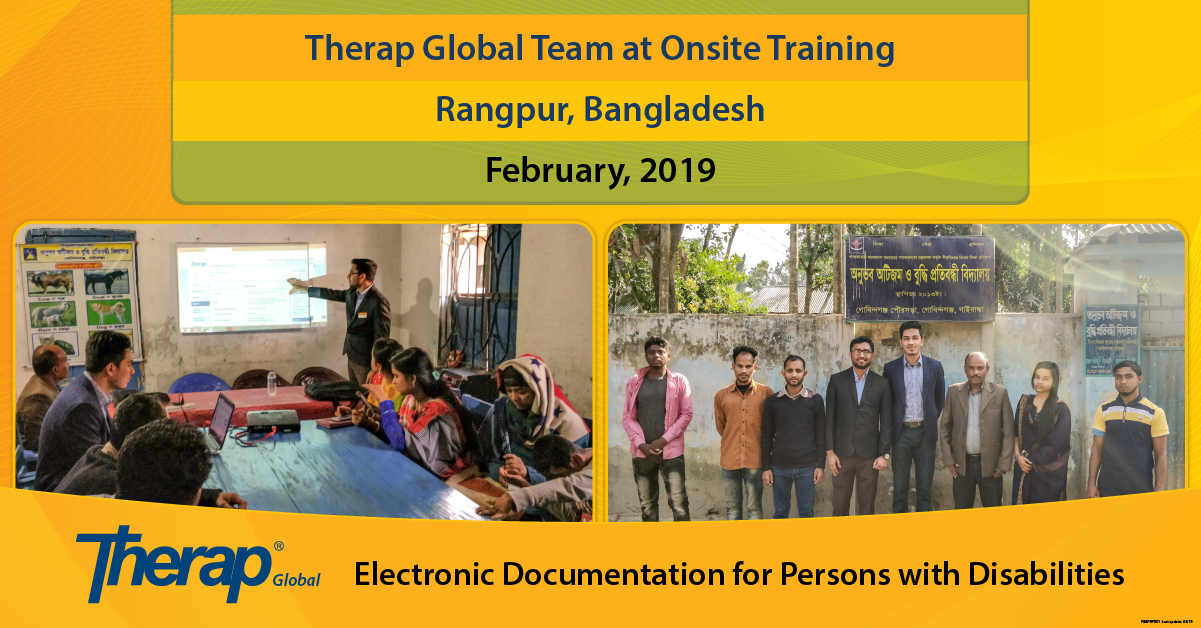 Therap Global Team at Onsite Training in Rangpur, Bangladesh