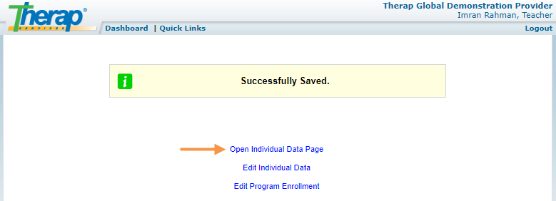 select program from isp program list