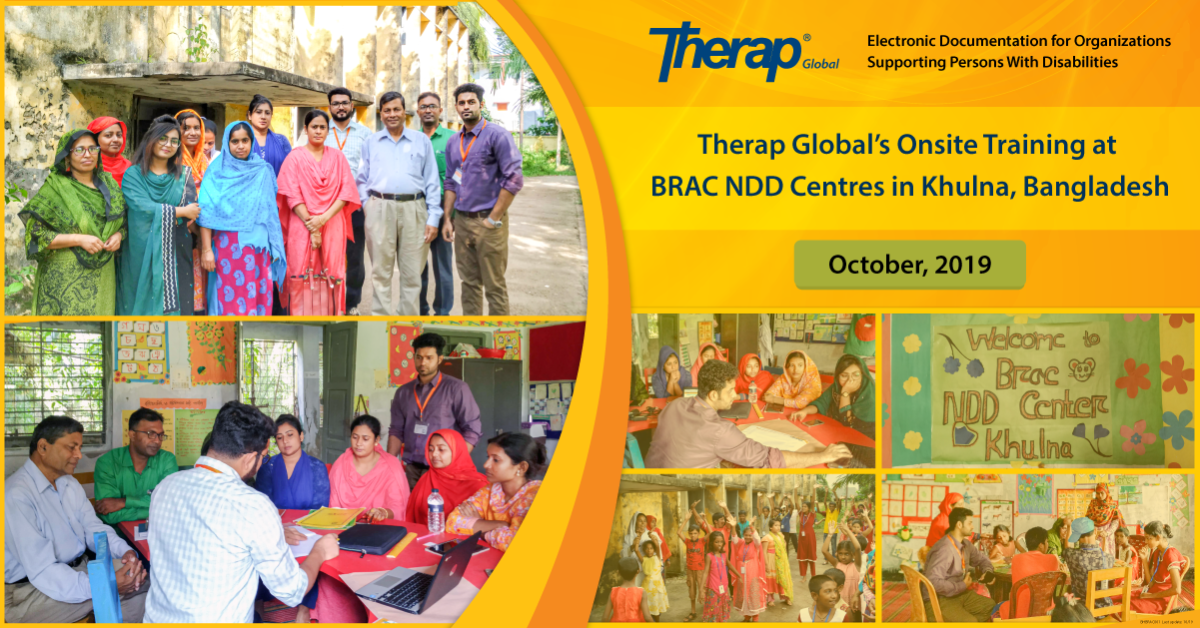Therap Global S Onsite Training At Brac Ndd Centres In Khulna