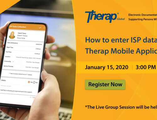 How to enter ISP data using Therap Mobile Application