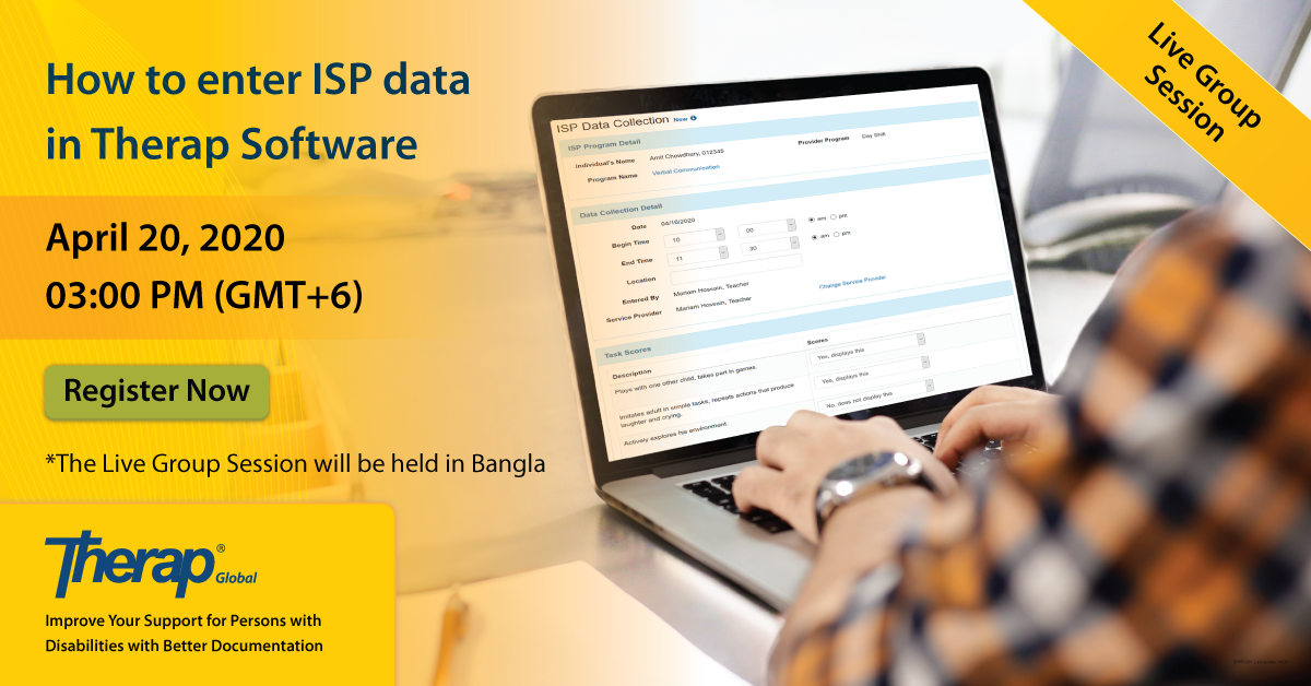 How To Enter ISP Data In Therap Software Online Documentation 