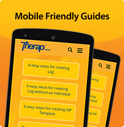 Therap global mobile friendly userguides