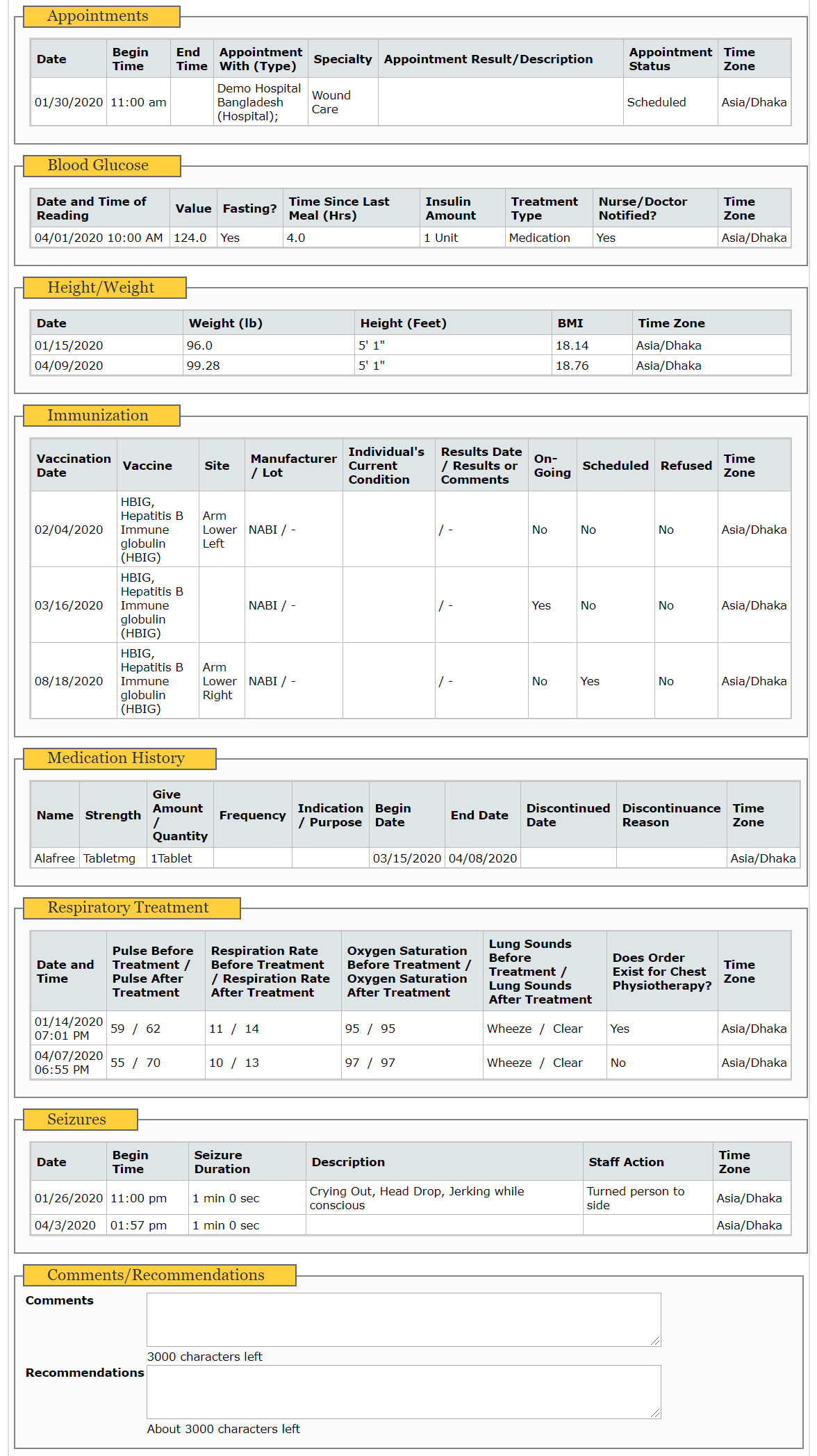 Health Care Report