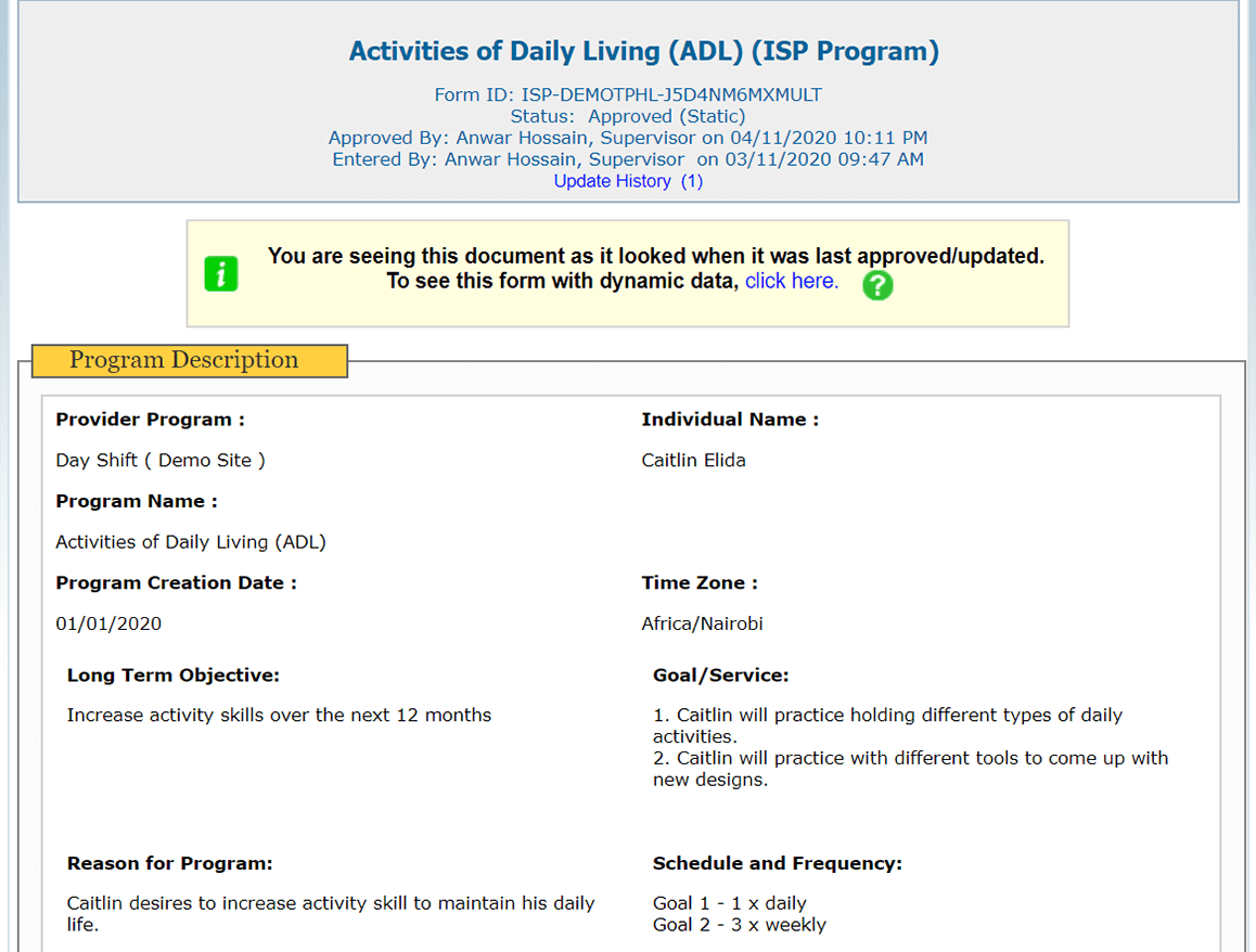 ISP Program