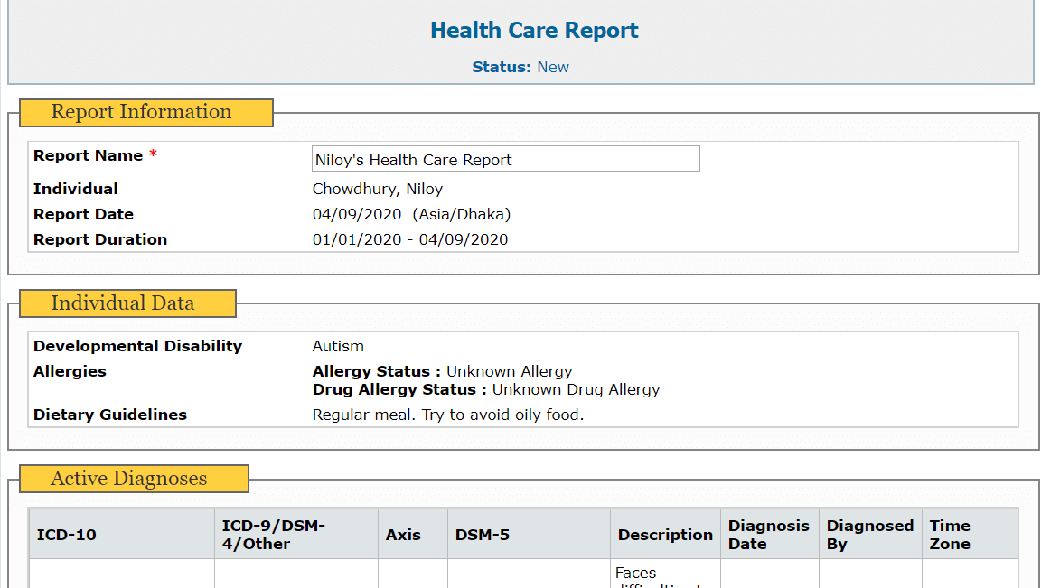 Health Care Report