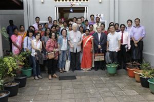 Andalib and Faisal with delegates of 22nd AFID at Child Guidance Center at Colombo, Sri Lanka