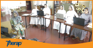 Malisa providing training to Sisters of Charity