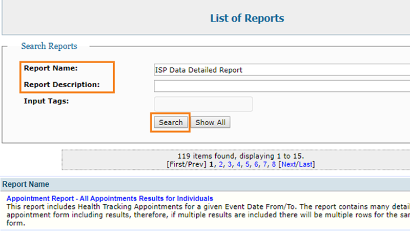 how to apply isp template