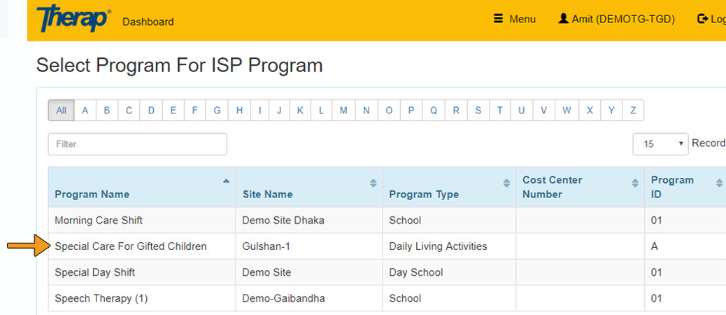 how to apply isp template