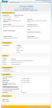 how to apply isp template