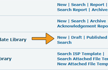 how to create isp template