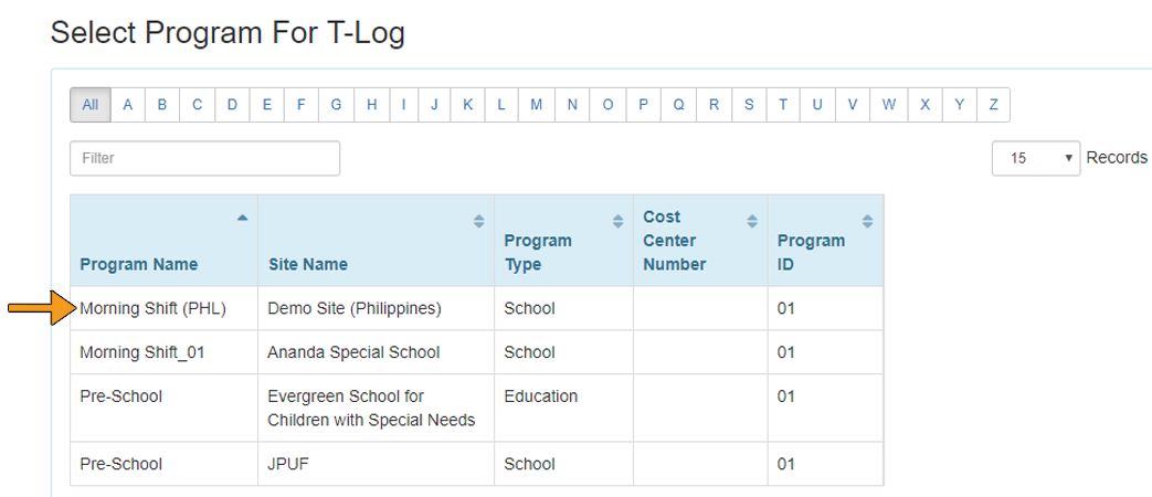 how to create T-Log without an individual