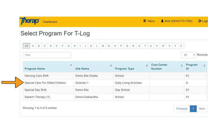 how to create T-Log