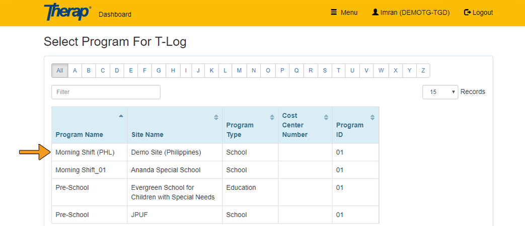 how to create T-Log