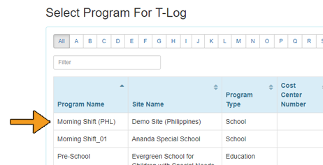 how to create T-Log