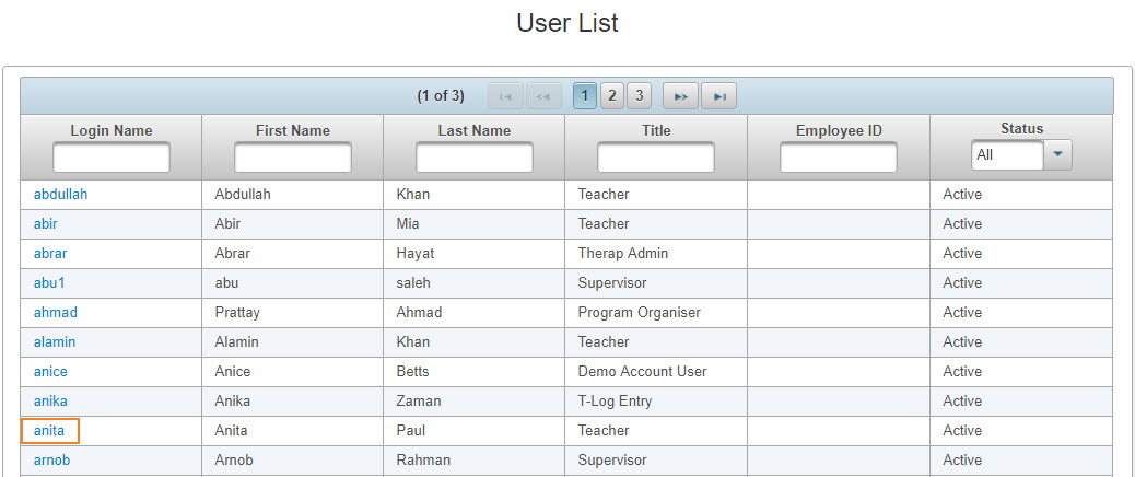 select program from isp program list