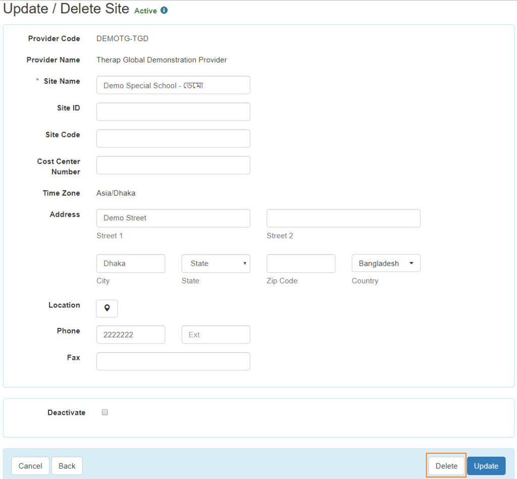 DeleteSite08272019 select program from isp program list