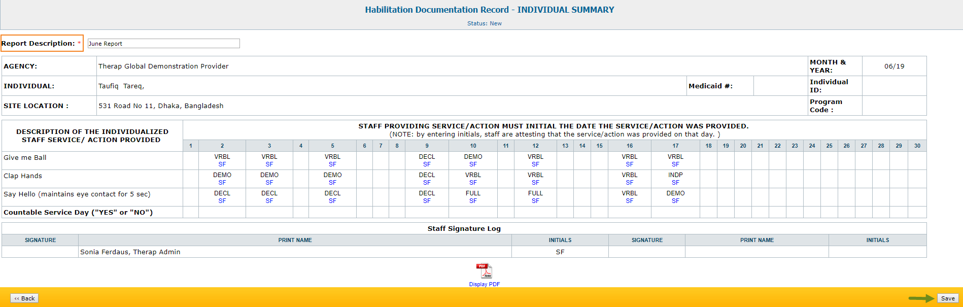 select program from isp program list