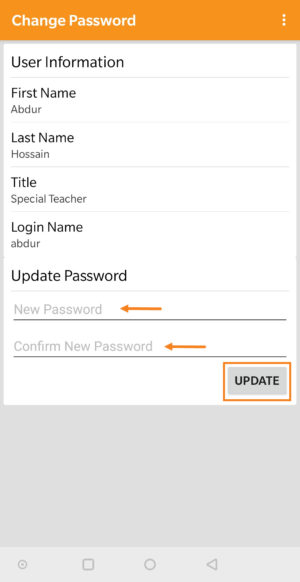 Other password change