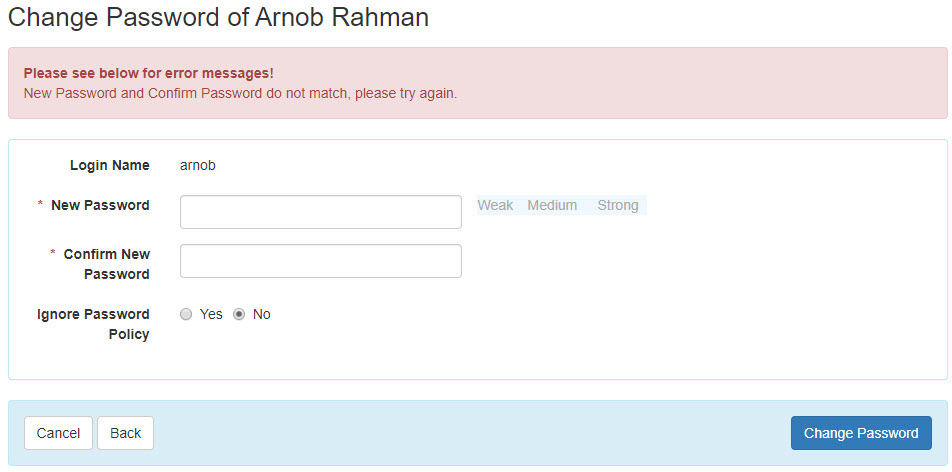 error messqage select program from isp program list