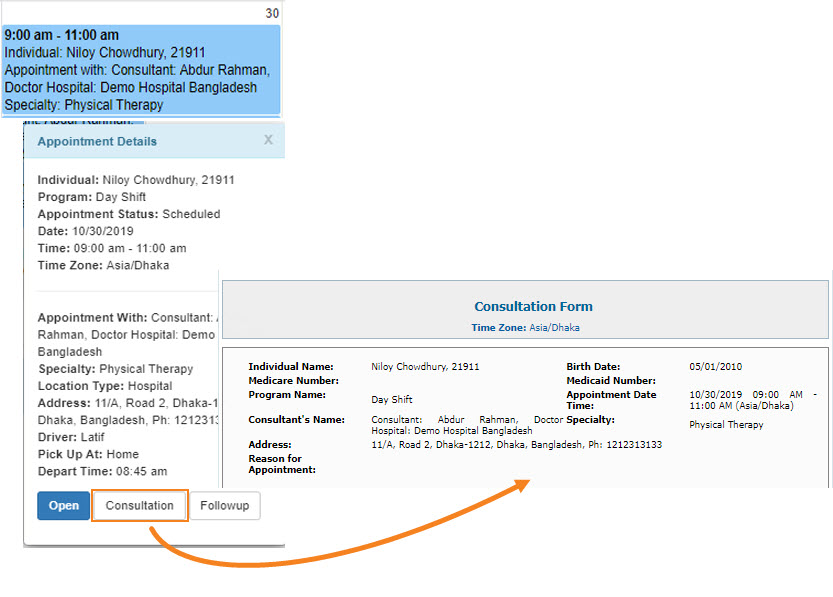 Consultation form
