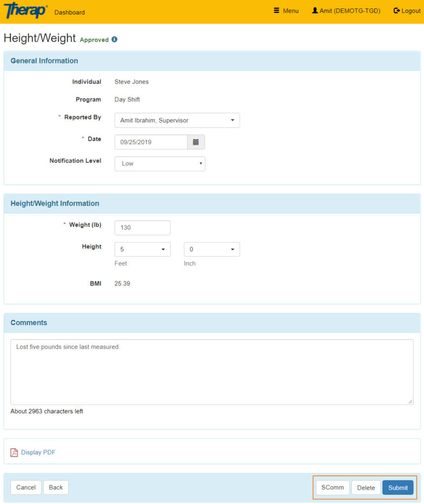 select program from isp program list