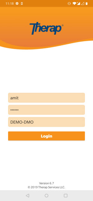 Login 01072020 ISP program on therap dashboard