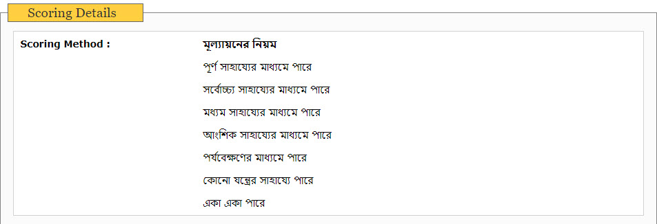 Scoring Method 03152020 select program from isp program list
