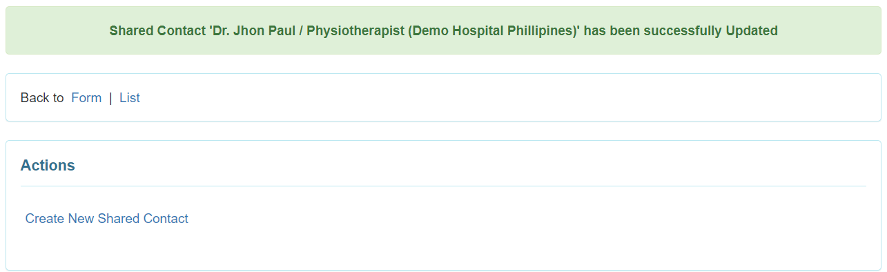 ISP program on therap dashboard