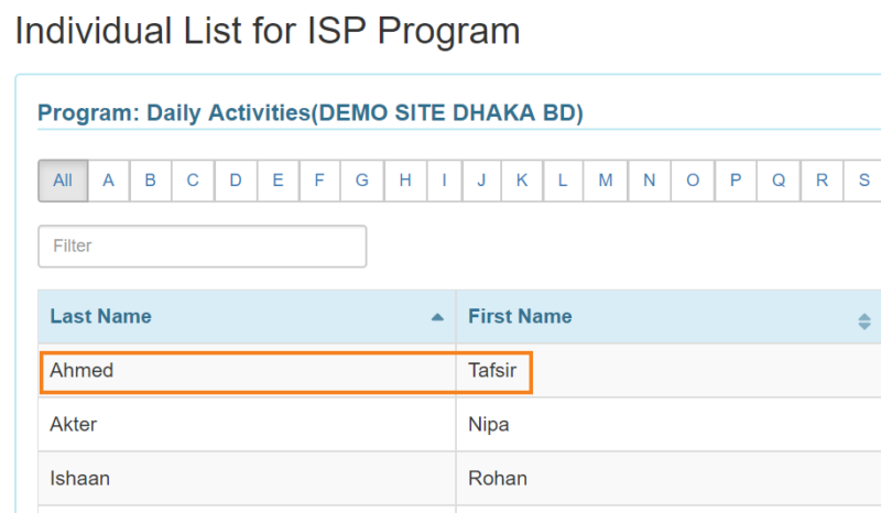 Applying ISP Template - Therap Global