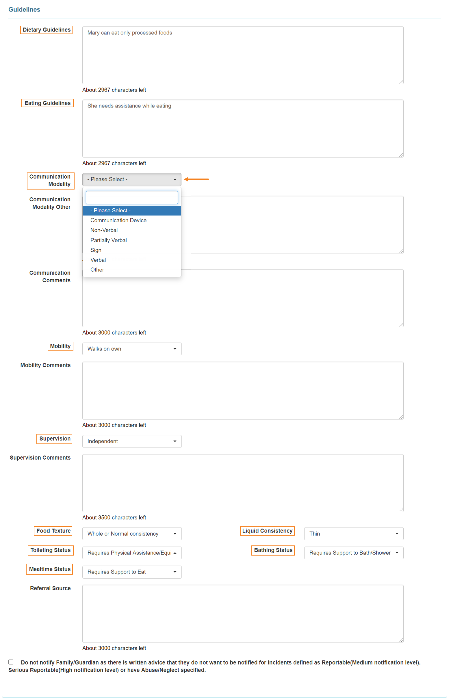 select program from isp program list