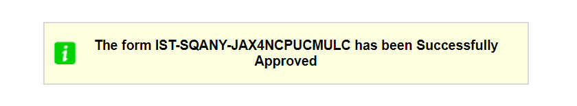 Approve select program from isp program list