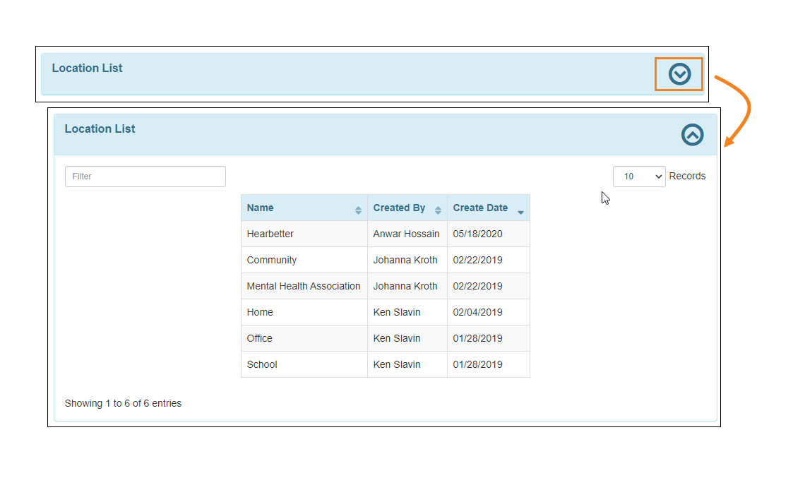 select program from isp program list