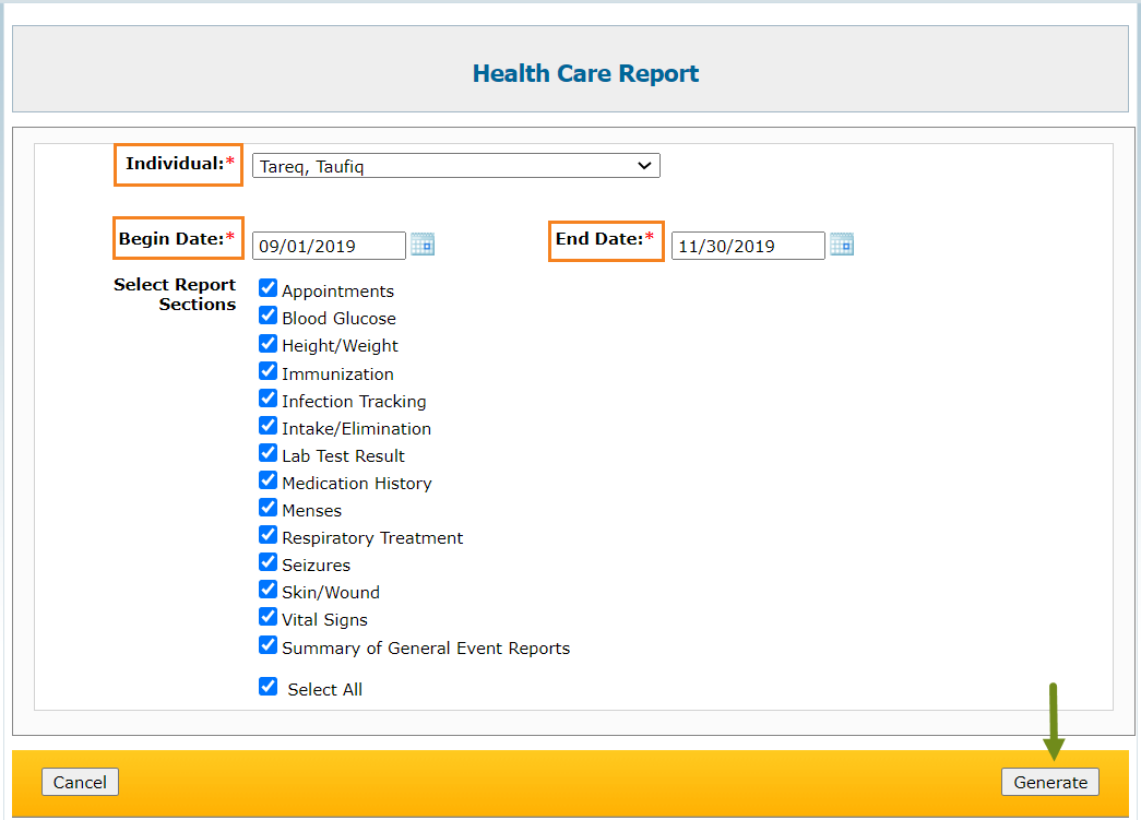 select program from isp program list