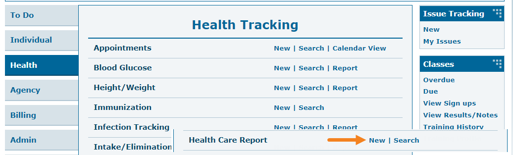 ISP program on therap dashboard