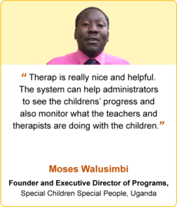 Moses Walusimbi - Founder and Executive Director of Programs Special Children Special People, Uganda