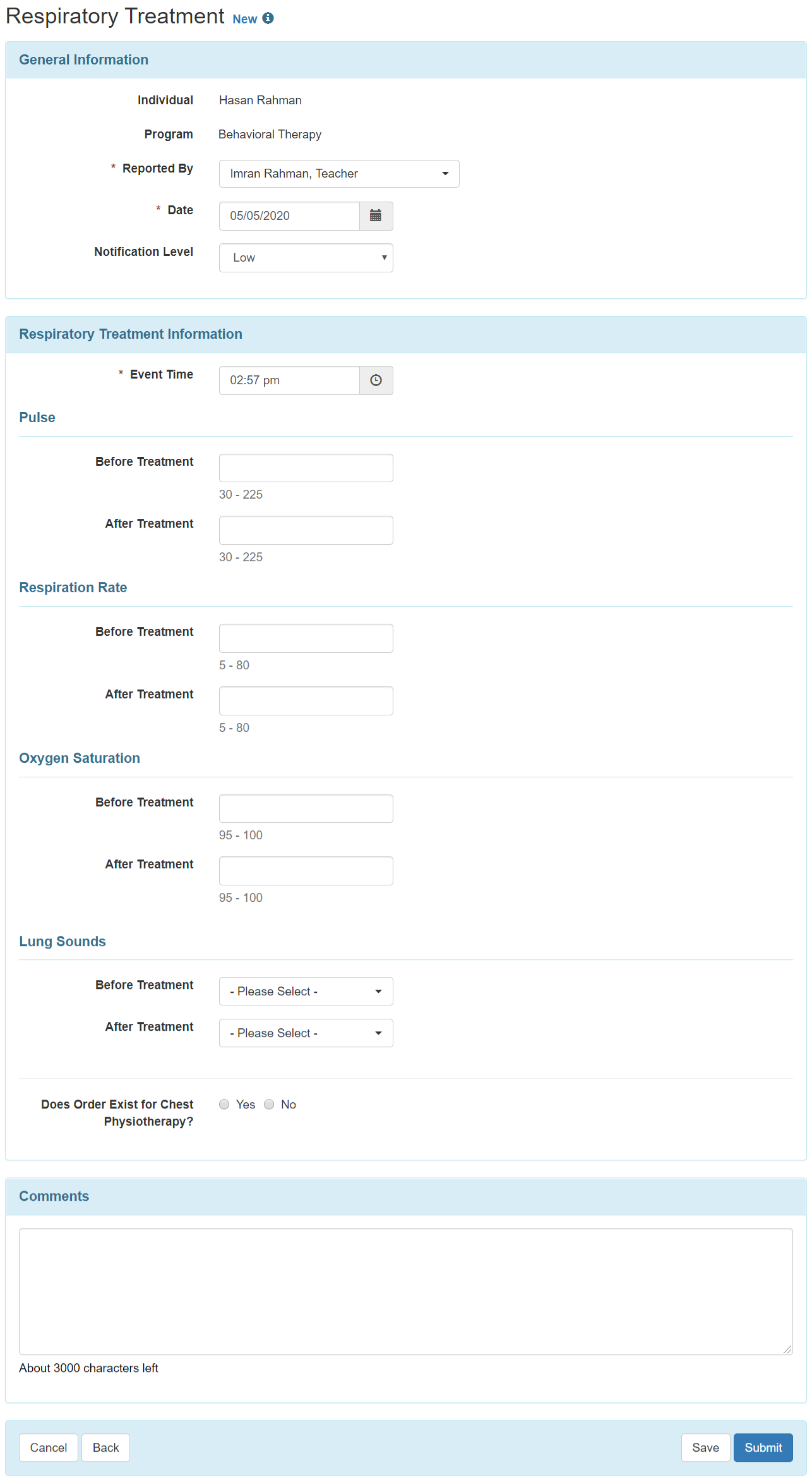 select program from isp program list