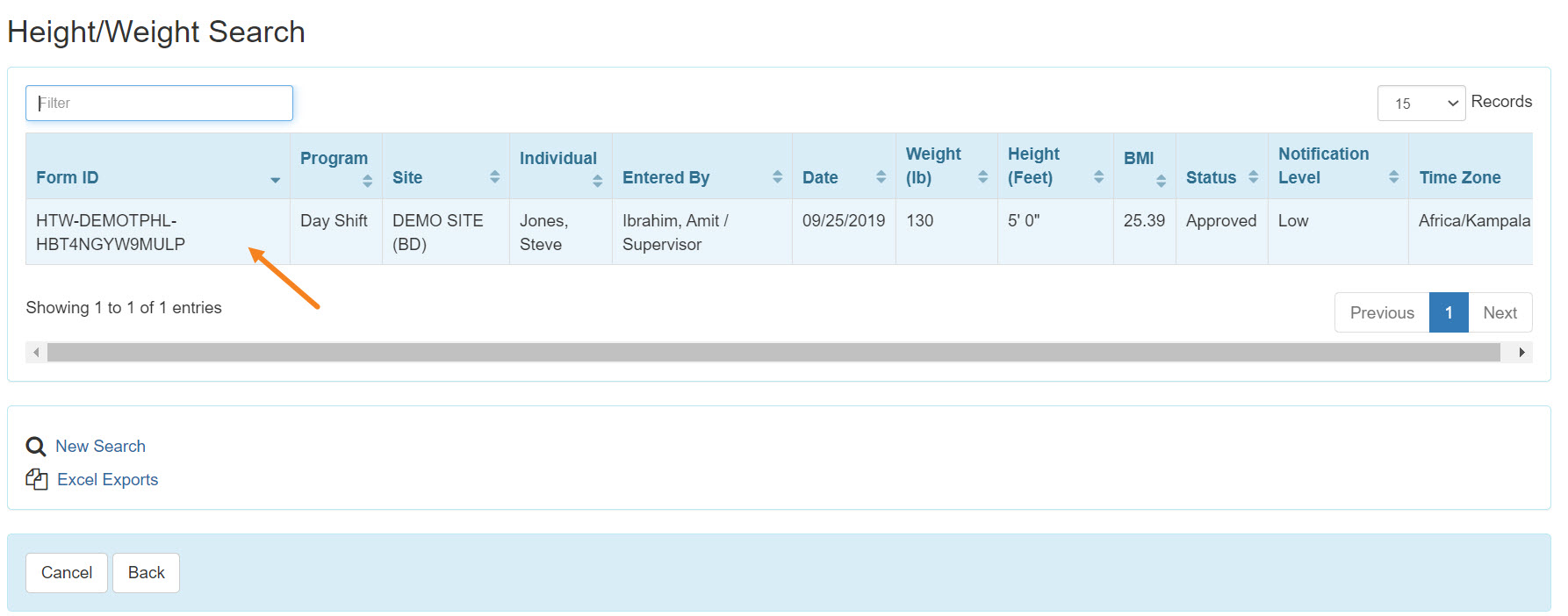 ISP program on therap dashboard