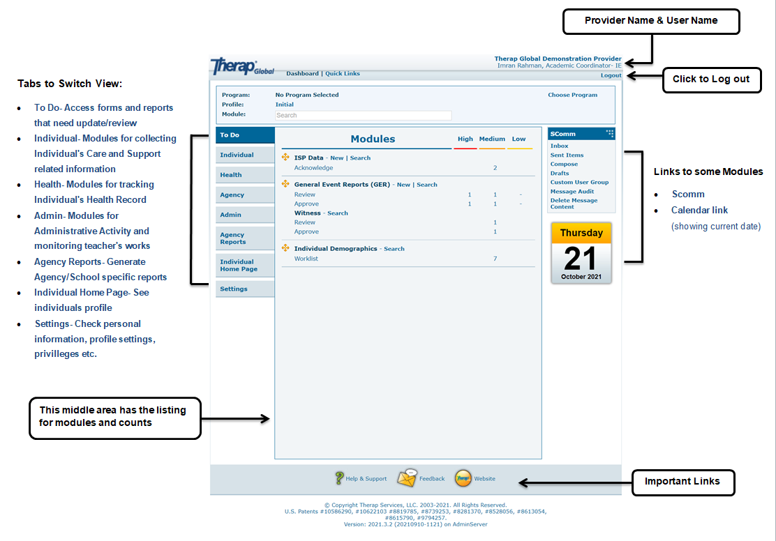 Dashboard Up UG select program from isp program list