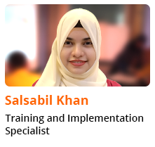 Salsabil is Training and implementation specialist at Therap Global