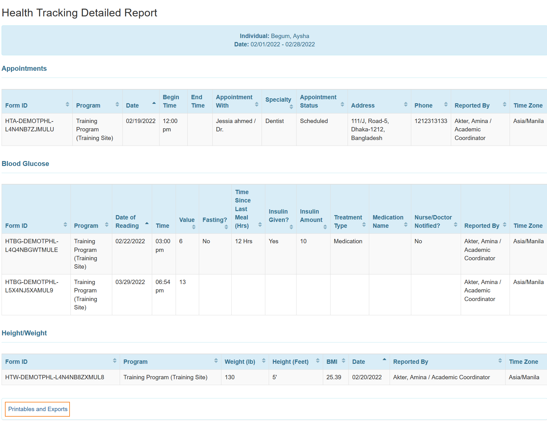 select program from isp program list