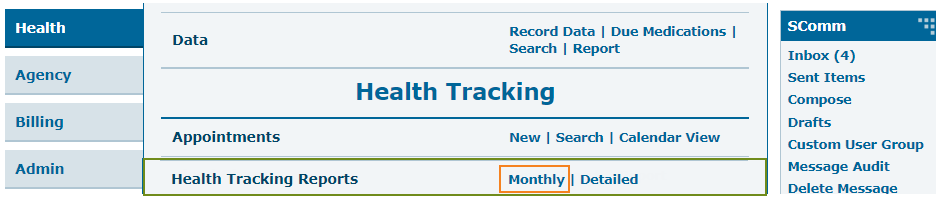 ISP program on therap dashboard